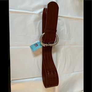 NWT Martina Mori  croco Italian womens belt